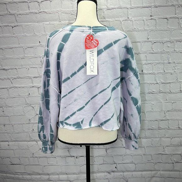 ⭐️Wildfox Olivia sweatshirt muse spiral dye nwt size xs - Picture 4 of 10